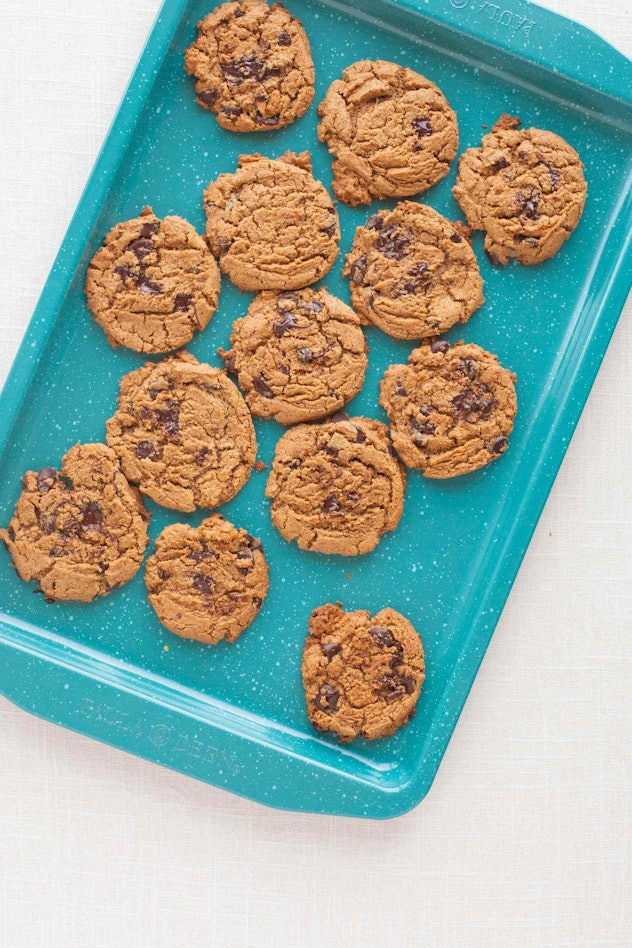 chocolate chip almond butter cookies