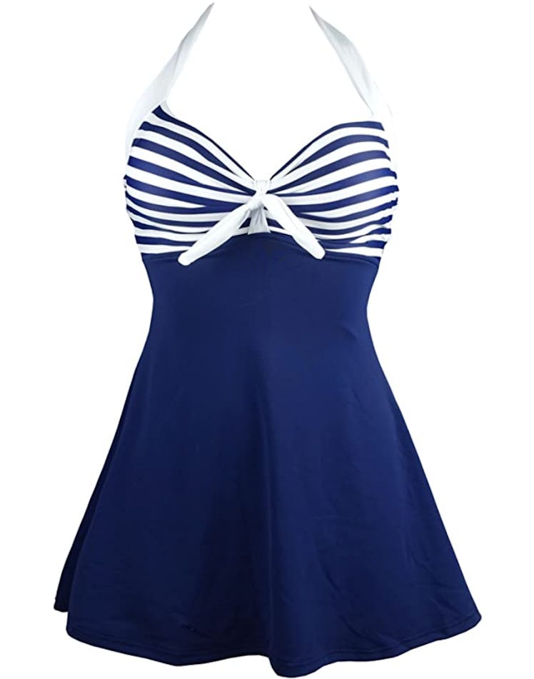 COCOSHIP Retro One-Piece Swimsuit