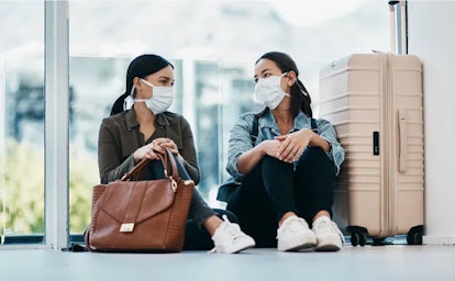 Wearing face masks is still important, especially when traveling.