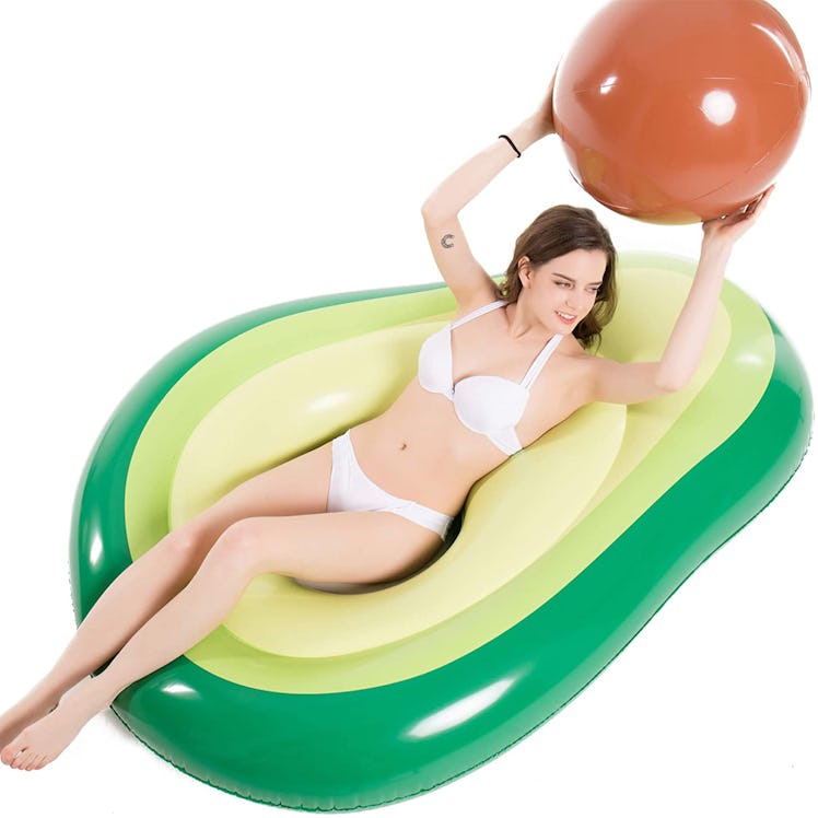 Jasonwell Inflatable Avocado Pool Float 