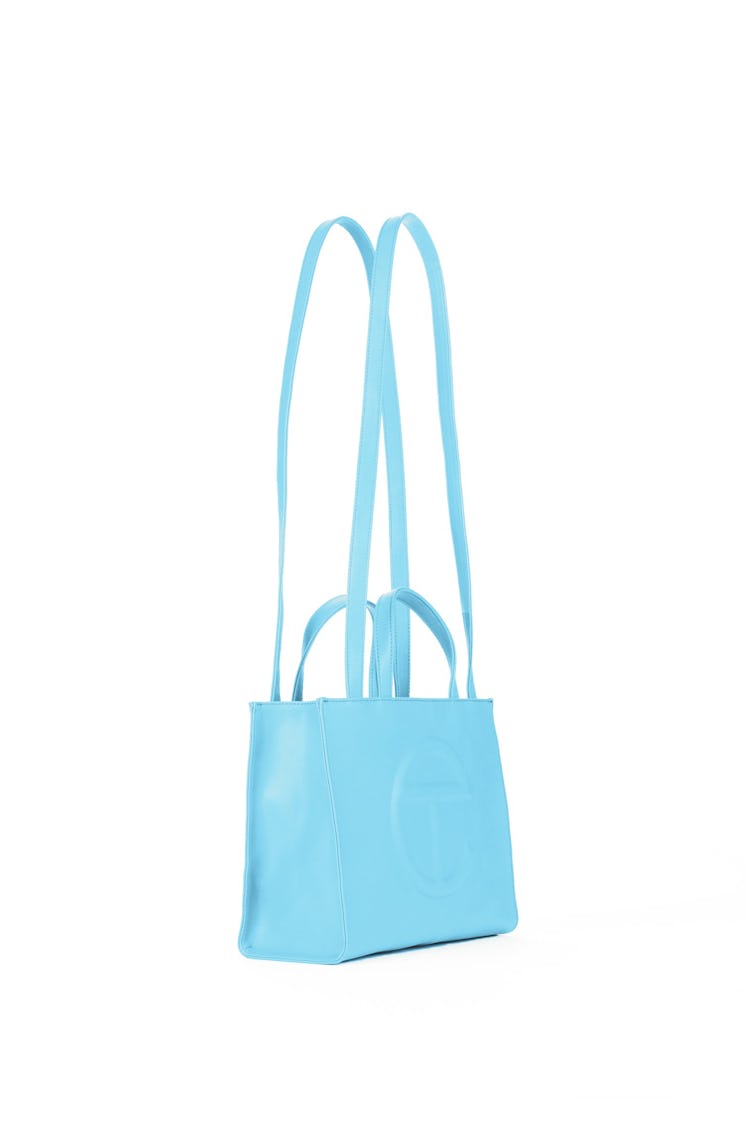 Telfar Medium Pool Blue Shopping Bag