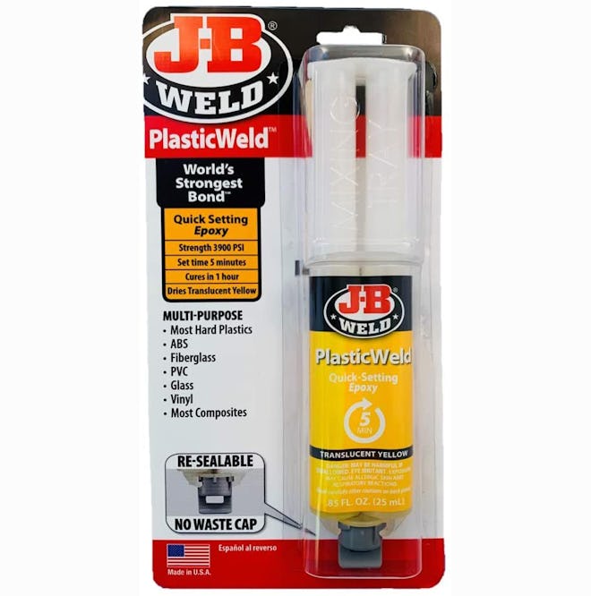 J-B Weld 50132 PlasticWeld Quick-Setting Epoxy (.85 Ounces)