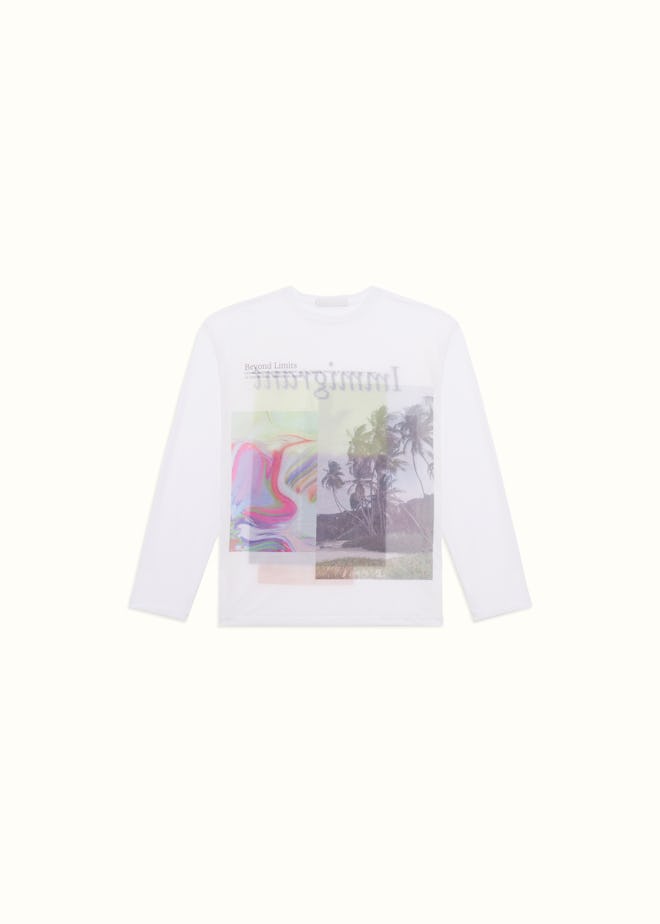 LONG SLEEVE PRINTED T-SHIRT "IMMIGRANT"