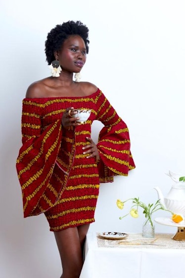 Wax & Wonder African Bodycon Dress