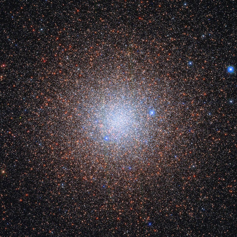 A photo of space with an incredible ammount fo stars visible