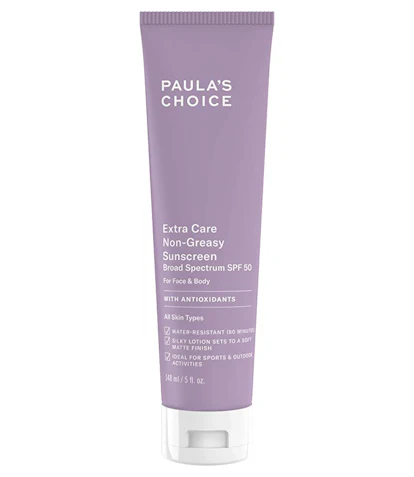 sunscreen prone acne skin greasy paula choice extra non care