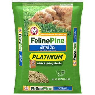 Feline Pine Platinum Cat Litter (40 Pounds)