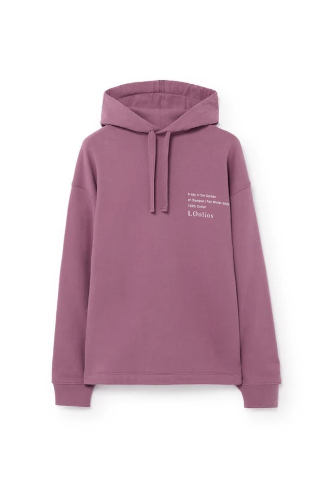 Hephaestus Hooded Sweatshirt Purple