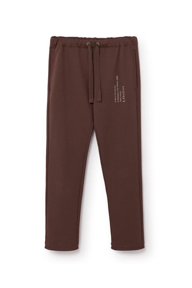 HEPHAESTUS SWEATPANTS BROWN COFFEE 