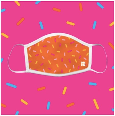 Dunkin' Orange Sprinkled With Joy Mask