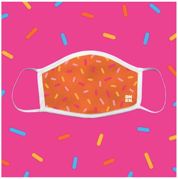 Dunkin' Orange Sprinkled With Joy Mask