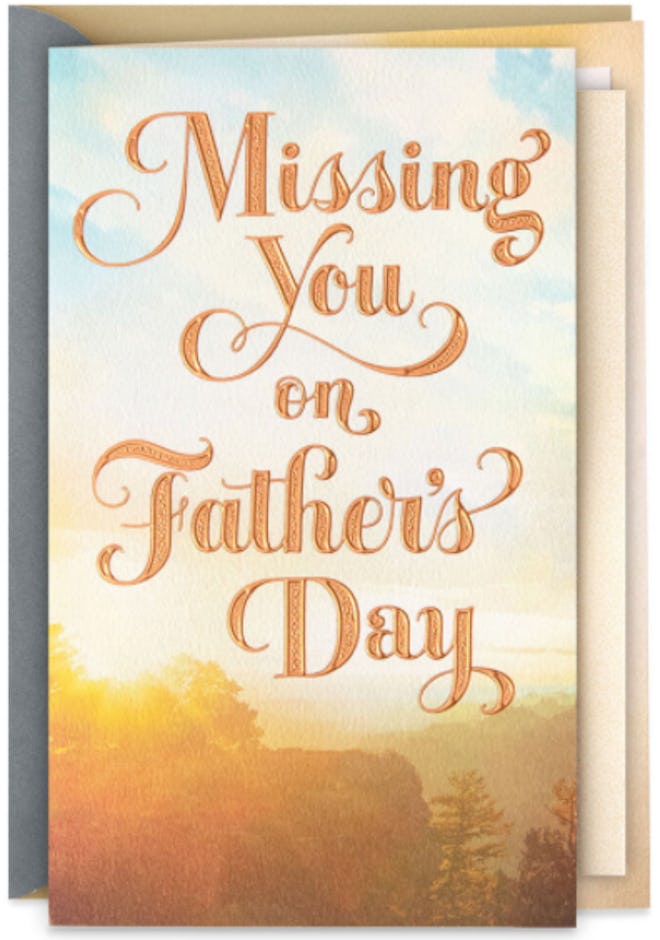 Glad We're Close in Heart Father's Day Card