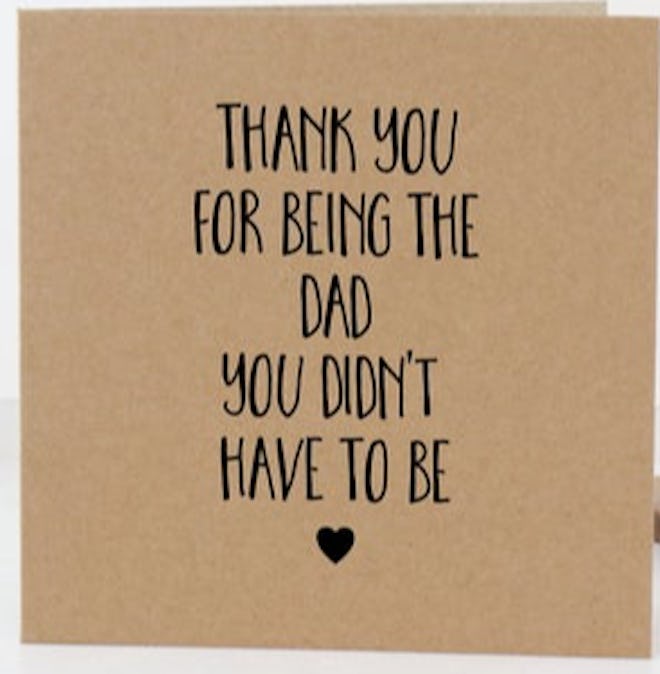 Step Dad Father's Day card