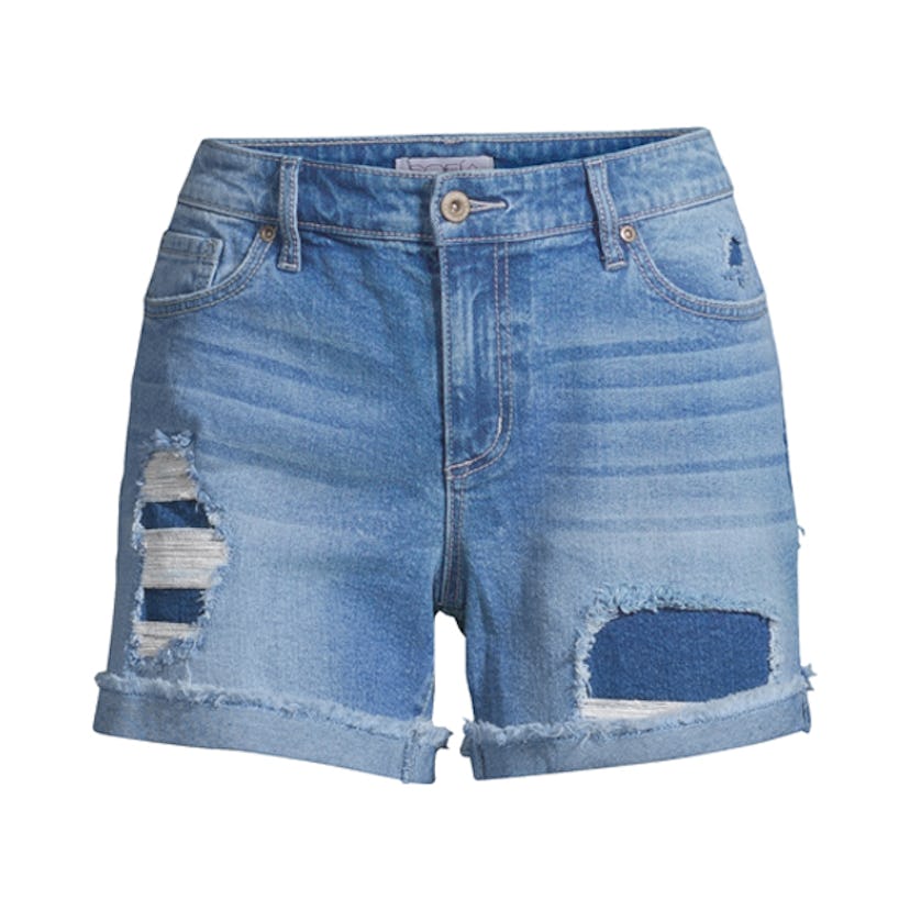 Destructed Jean Shorts