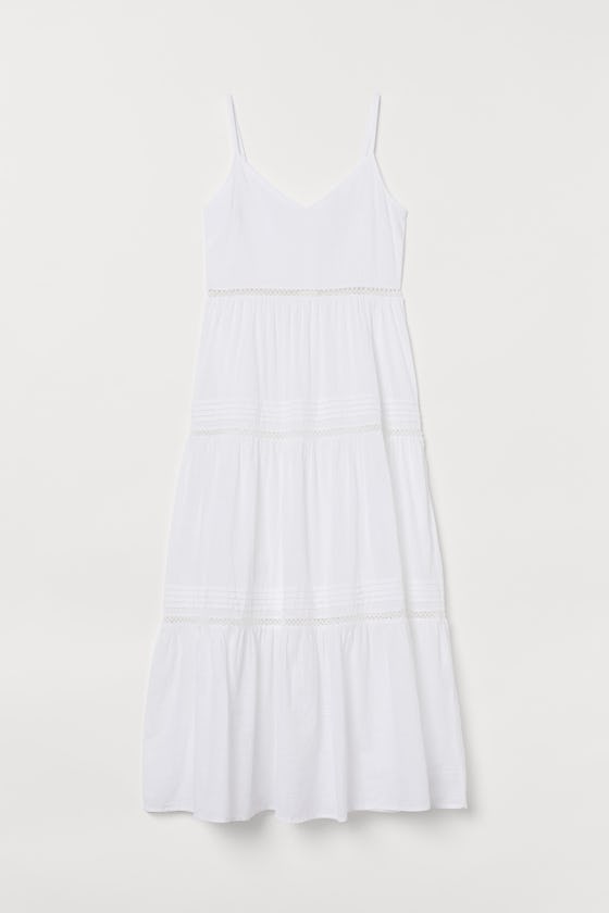 V-neck Cotton Dress