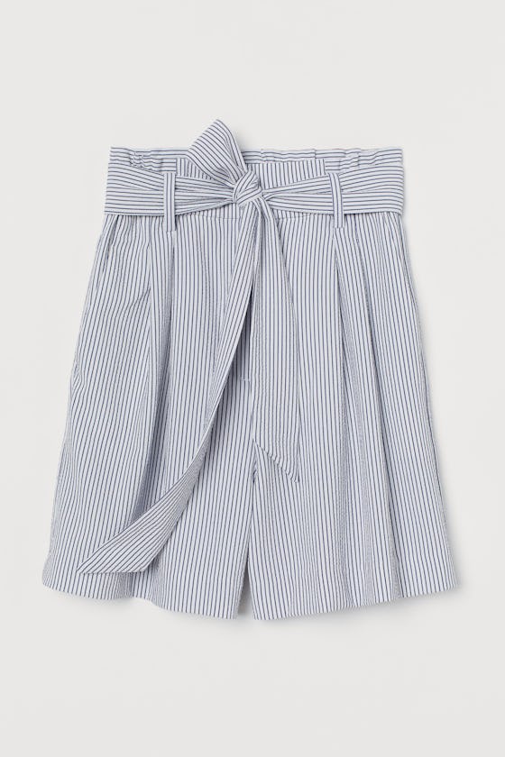 Tie-belt Shorts