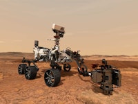 NASA's Perseverance rover on Martian surface