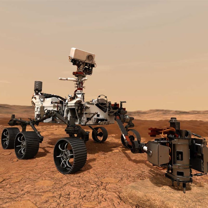 NASA's Perseverance rover on Martian surface