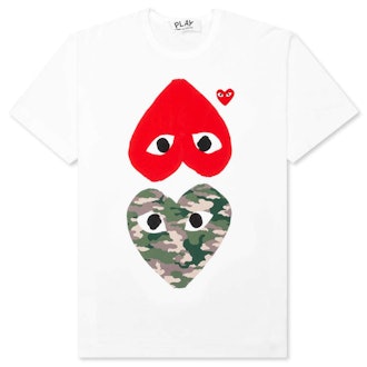 Play Camouflage Mirror Heart T-shirt