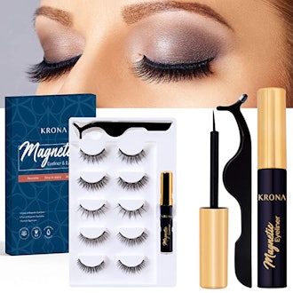 KRONA Magnetic Eyelashes & Eyeliner Kit