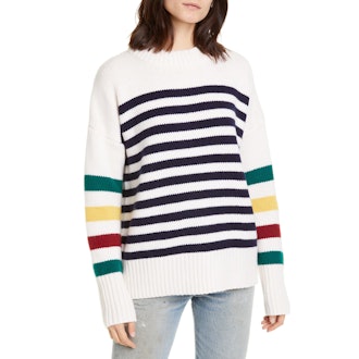 La Ligne Multi Stripe Marin Wool & Cashmere Sweater