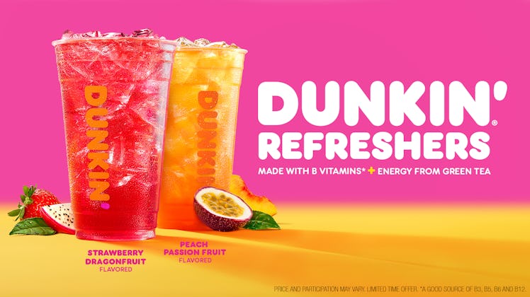 Dunkin's new Refreshers for summer 2020 are available beginning June 17. 