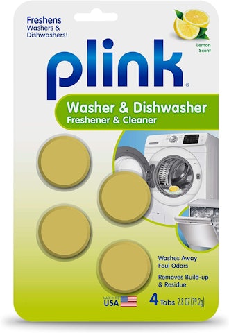 Plink Washer and Dishwasher Freshener & Cleaner (4 Uses)