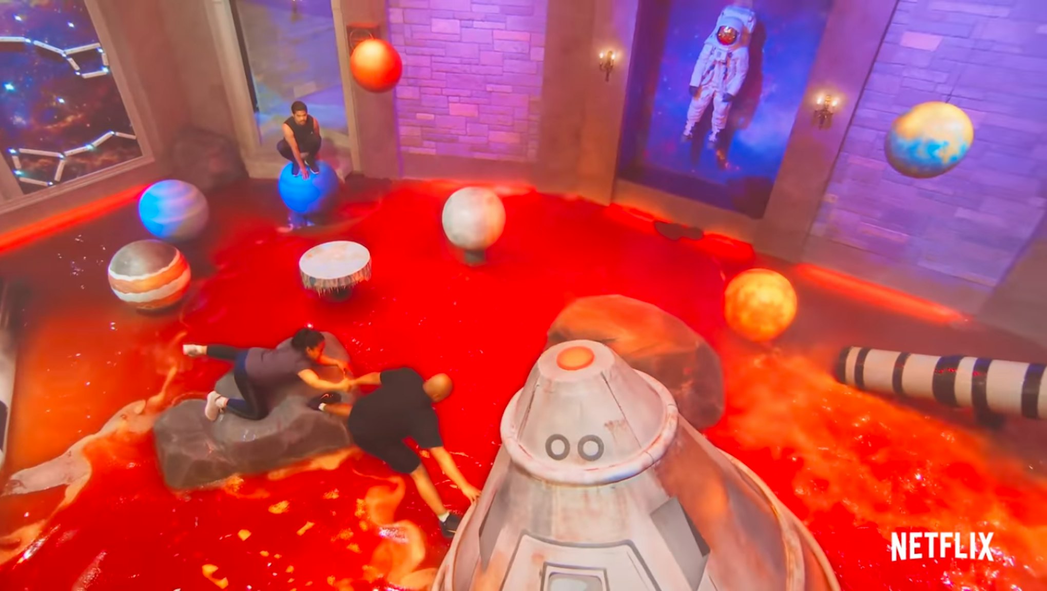 Netflix's 'Floor is Lava' is proof that game shows have gotten out of hand