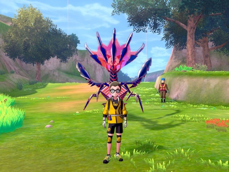 An insert from the 'Pokémon Sword and Shield: Isle of Armor DLC' game