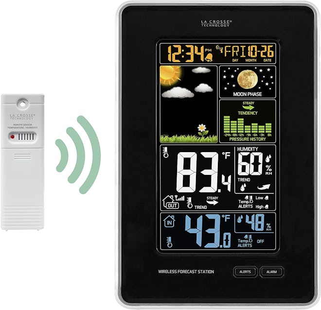 La Crosse Technology 308-1425B-INT Vertical Wireless Color Weather Station