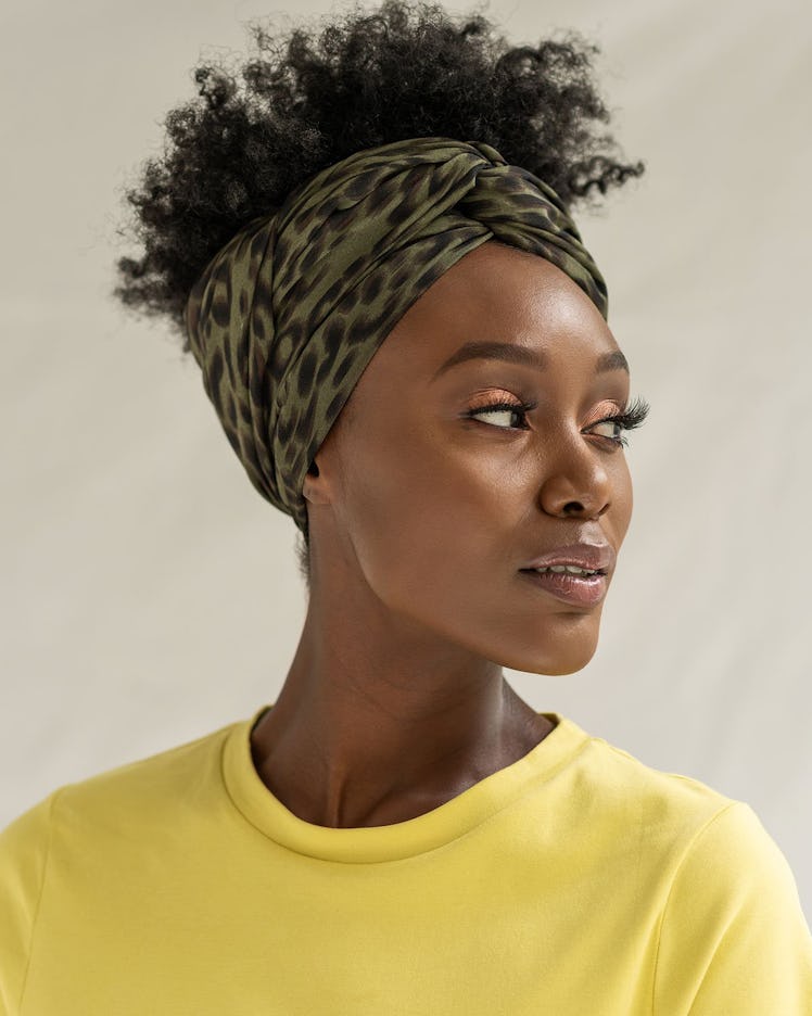The Wrap Life Forest Leopard Head Wrap