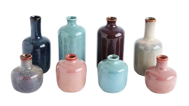 Peace & Riot Stoneware Vases, Set Of 8