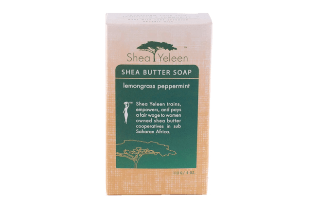 Lemongrass Peppermint Shea Butter Soap