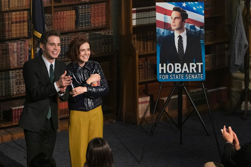Ben Platt as Payton Hobart & Zoey Deutch as Infinity Jackson in 'The Politician' via Netflix's press...