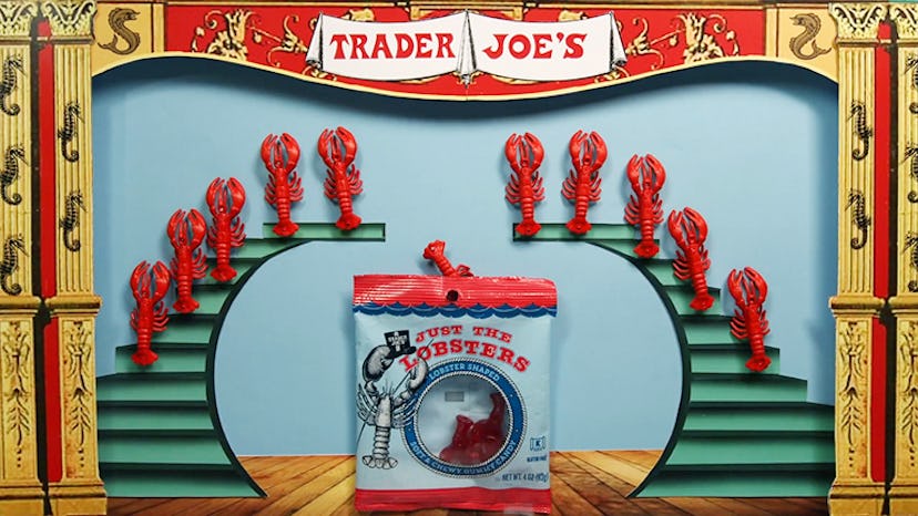 Trader Joe's Just The Lobster gummy candy come in a red berry flavor.