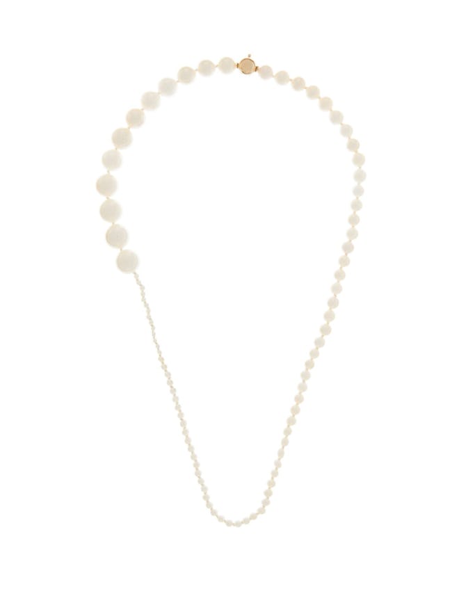 Peggy Pearl & 14kt Gold Necklace