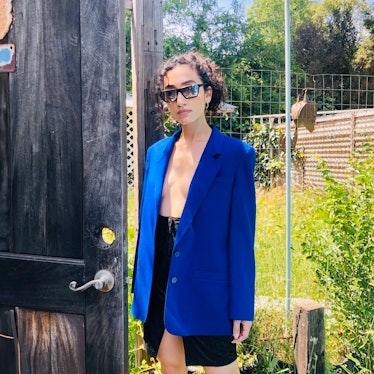 @kaylazwa Vintage Pendenton Blue Wool Blazer