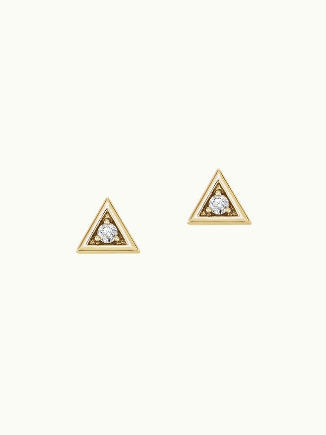 Essential Trinity Diamond Stud Earrings