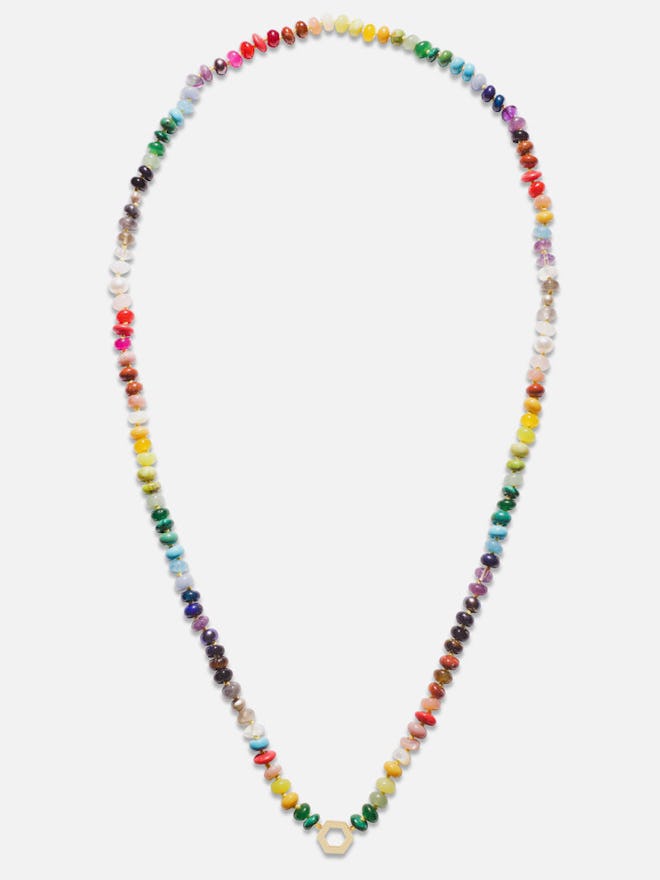 Rainbow Bead Foundation Necklace