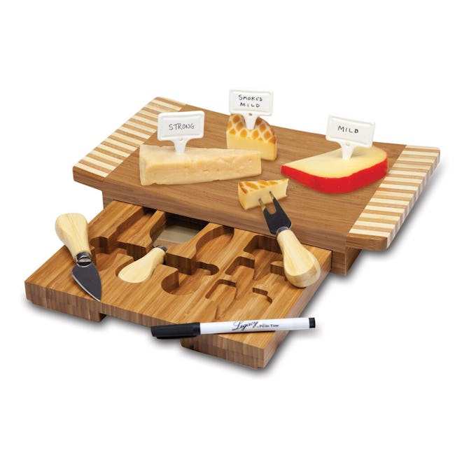 Picnic Time Concavo 8-pc. Bamboo Cheese Board Set