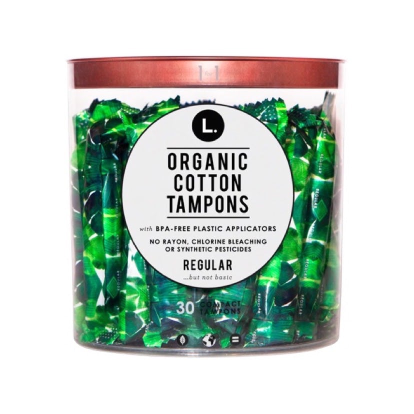 L. Organic Cotton Compact Tampons