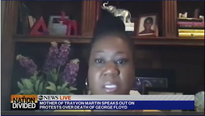 Sybrina Fulton reacts to the death of George Floyd