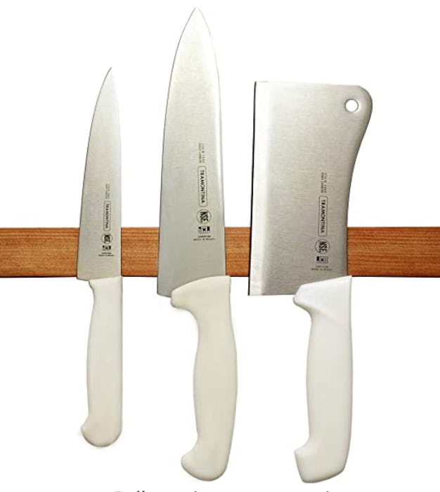 Simple Useful Wood Magnetic Knife Strip