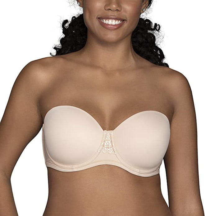 The Vanity Fair strapless bra is a great one shoulder option for fuller chests. 