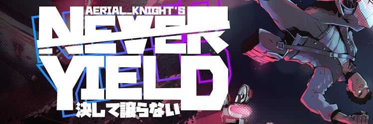 Aerial_Knight's Never Yield Key art protagonist steam