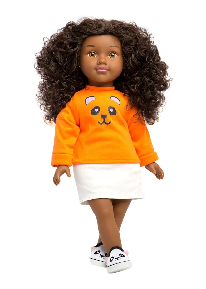 Natural Curly Hair Black Doll ZAIR - Positively Perfect™