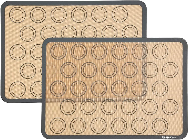 AmazonBasics Silicone, Non-Stick Baking Mat (2-Pack)