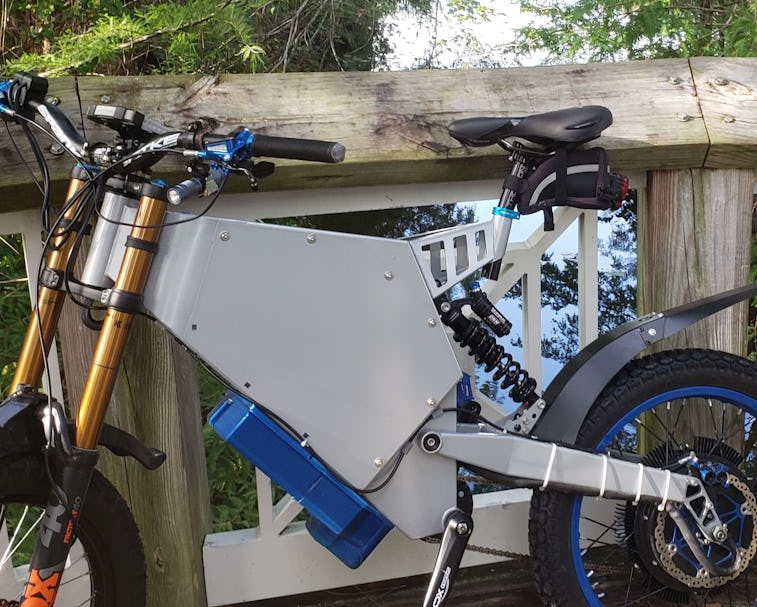 This Diy Electric Bike Is Monstrously Beautiful Dangerously Fast