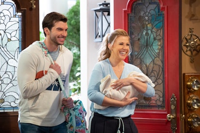 Jimmy and Stephanie on Fuller House via the Netflix press site