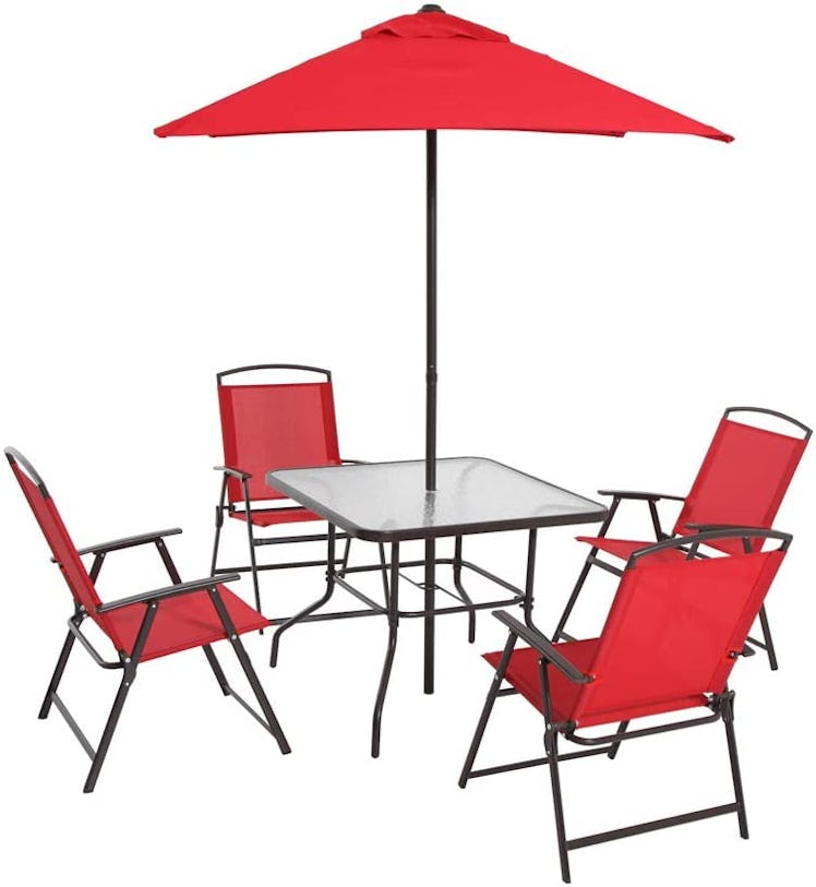 Mainstays Albany Lane Folding Seating Set (6 Pieces)